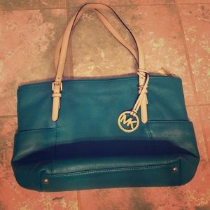 Teal MK Purse